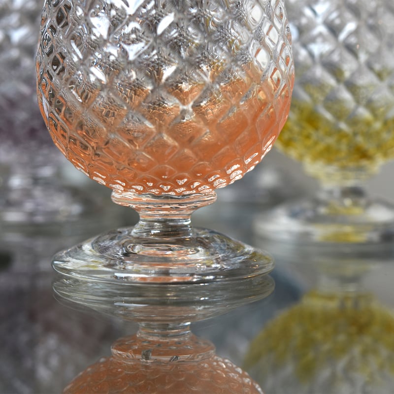 ななこ文様 フリーカップ/坂田裕昭 013348-8-97 | 富山ガラス工房