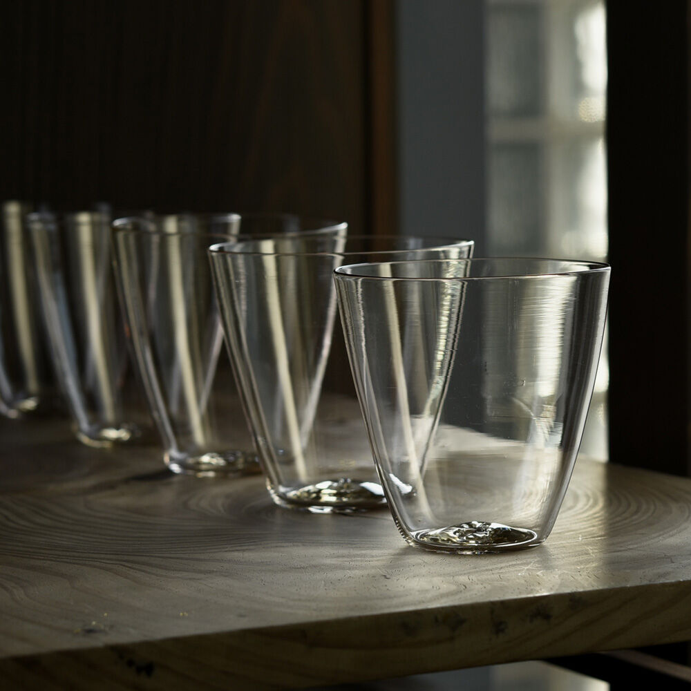 Fukage ガラス くるみガラス 片口｜ガラス工房 橙