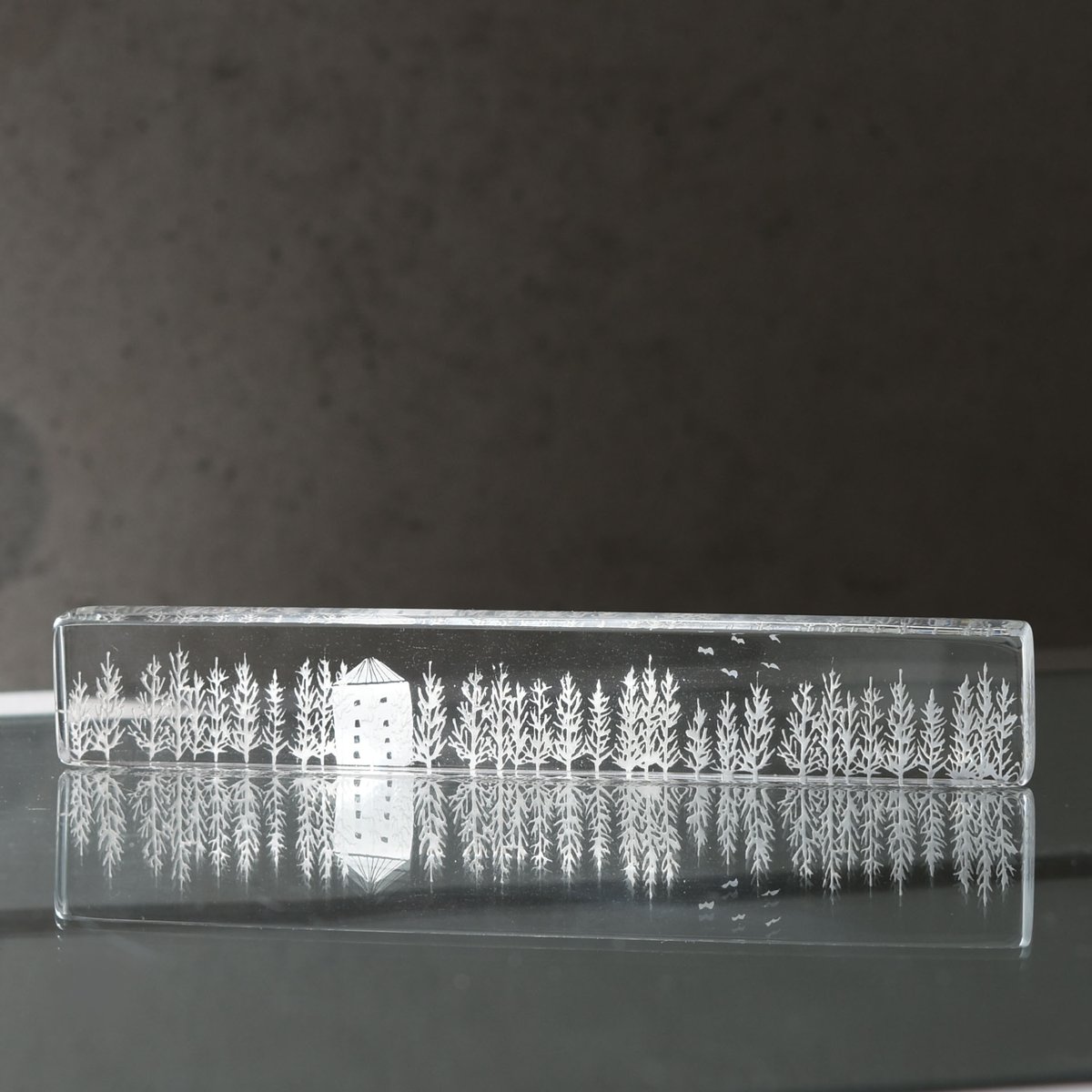 白の森/金津沙矢香 024798-1 880 | 富山ガラス工房