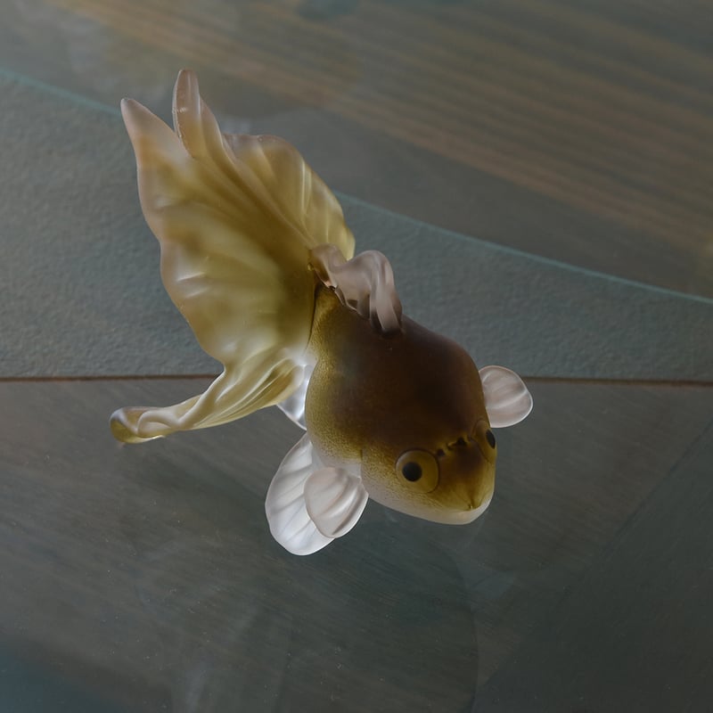 処分　小泉蔵珍 作 呉須赤絵 双魚耳付花生 処分 小泉蔵珍 作 呉須赤絵 双魚耳付花生 呉須赤絵花生 - 京