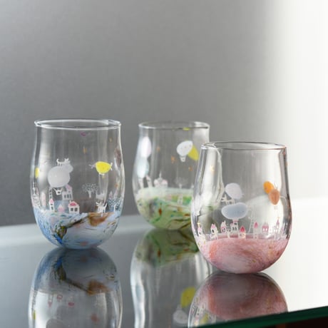 富山ガラス工房　ガラス深皿 富山ガラス工房