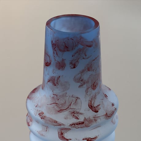 HOTARU HOT TOUCH OF BLUE vase /Jiri Suchy 037625-1
