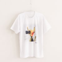 【長坂真護】Tシャツ「FOX knows anything」（リサイクルポリエステル）