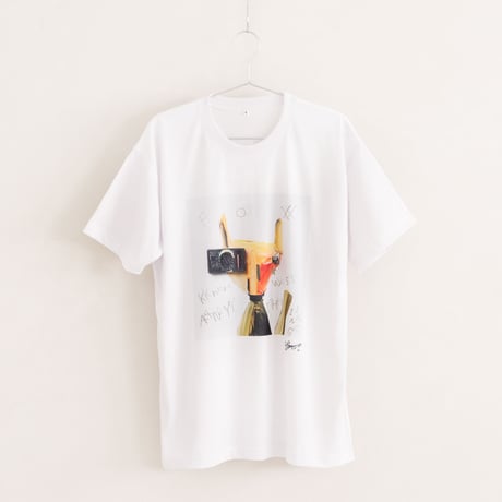 【長坂真護】Tシャツ「FOX knows anything」（リサイクルポリエステル）