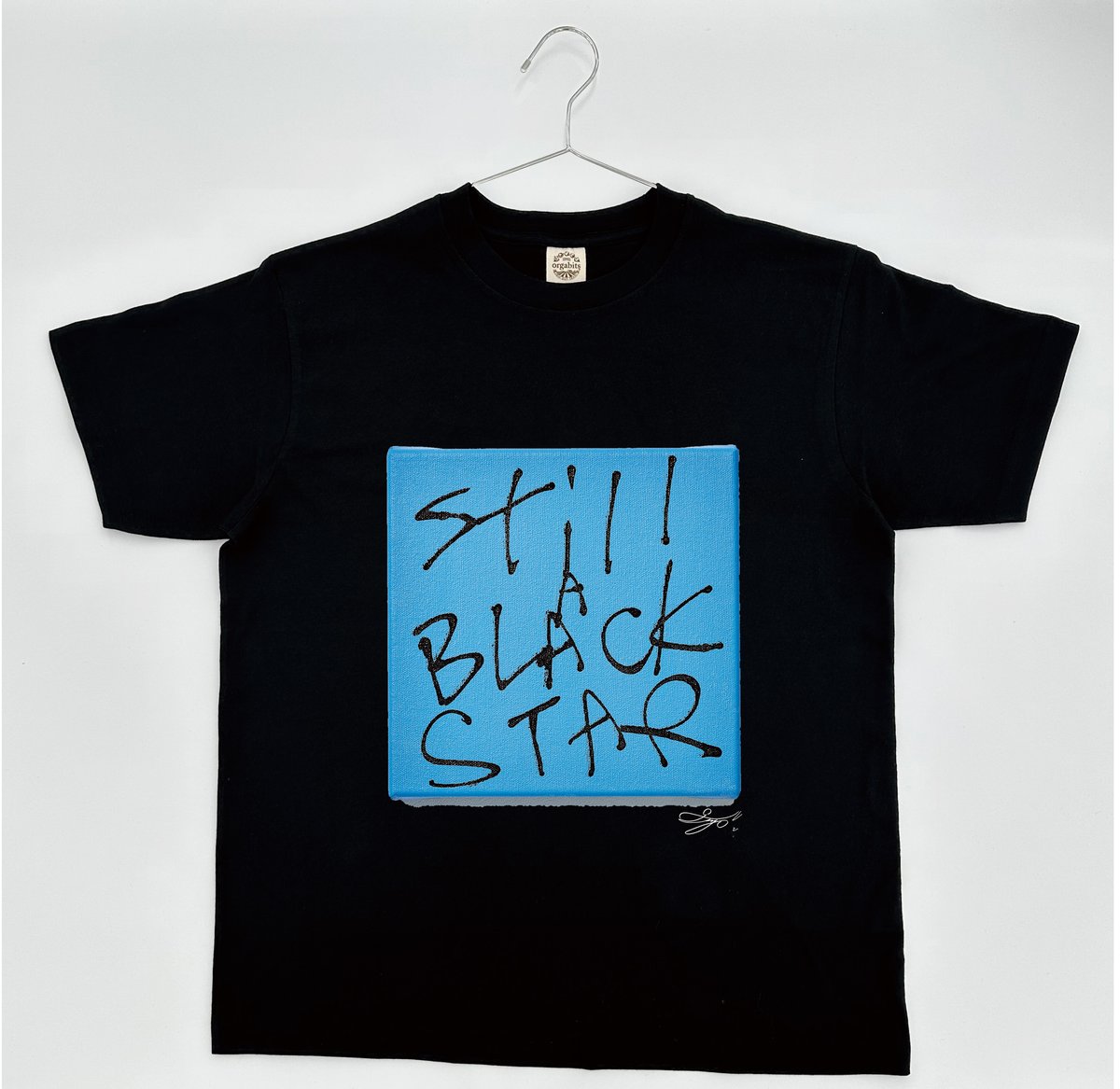 長坂真護】Tシャツ「Still A Black Star」(オーガニックコットン 長坂真護】Tシャツ「Still A Black Star」(オーガニックコットン