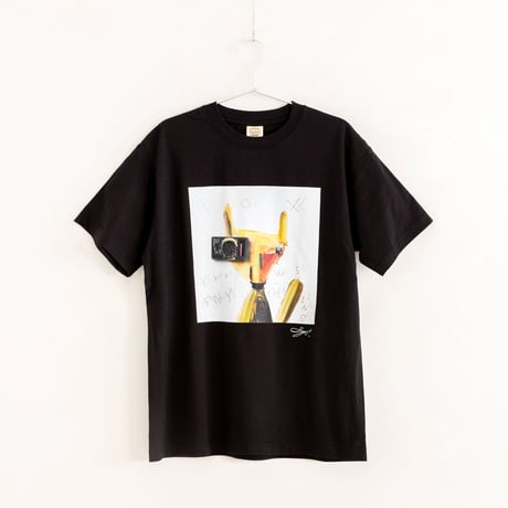【長坂真護】Tシャツ「FOX knows anything」（オーガニックコットン）