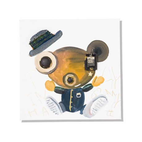 【長坂真護】Tシャツ「Flying Hat」（オーガニックコットン）