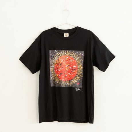 【長坂真護】Tシャツ「RISING SUN」(オーガニックコットン）