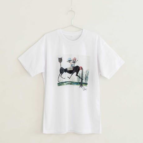 【長坂真護】Tシャツ「Our friendship」（リサイクルポリエステル）