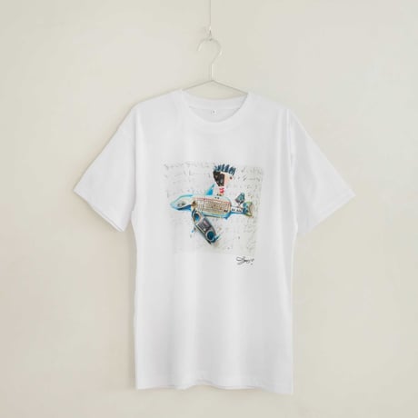 【長坂真護】Tシャツ「ひとくいサメのJOE」（リサイクルポリエステル）