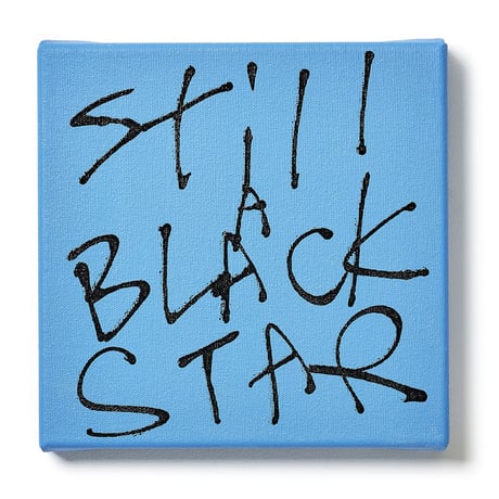 【長坂真護】Tシャツ「Still A Black Star」(オーガニックコットン）