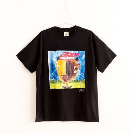 【長坂真護】Tシャツ「I know any knowledge」（オーガニックコットン）