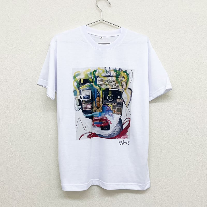 長坂真護】Tシャツ「plastics Jackson」（リサイクルポリエステル