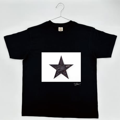 【長坂真護】Tシャツ「Still A Black Star room light」(オーガニックコットン）