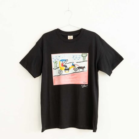 【長坂真護】Tシャツ「Superstars」(オーガニックコットン）