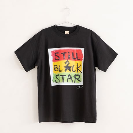 【長坂真護】Tシャツ「Still A Black Star 2019」（オーガニックコットン）