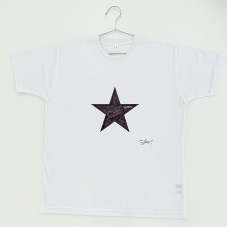【長坂真護】Tシャツ「Still A Black Star room light」（リサイクルポリエステル）