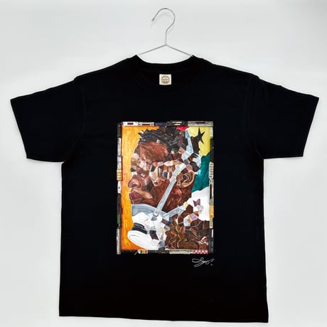 【長坂真護】Tシャツ「Ben is plastics」(オーガニックコットン）