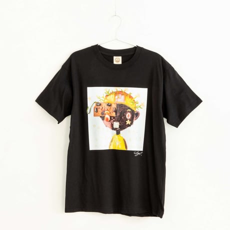 【長坂真護】Tシャツ「Bye Bye waruico chan」（オーガニックコットン）