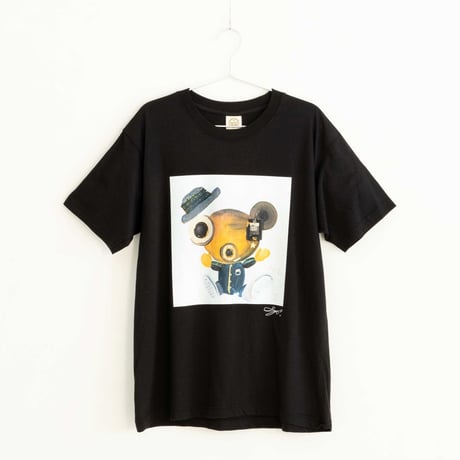 【長坂真護】Tシャツ「Flying Hat」（オーガニックコットン）