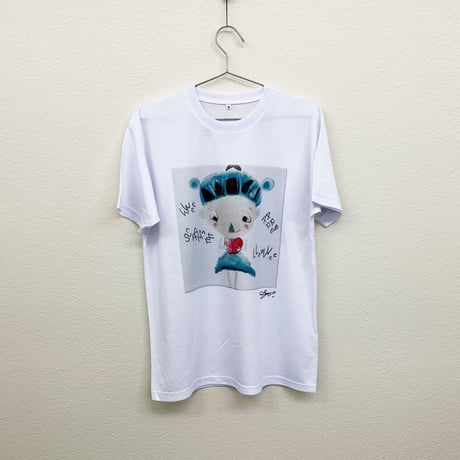 【長坂真護】Tシャツ「We are same love 」（リサイクルポリエステル）