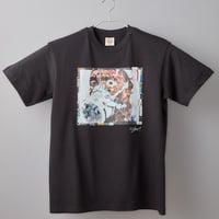 【長坂真護】Tシャツ「Going to be plastics」（オーガニックコットン）