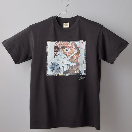 【長坂真護】Tシャツ「Going to be plastics」（オーガニックコットン）