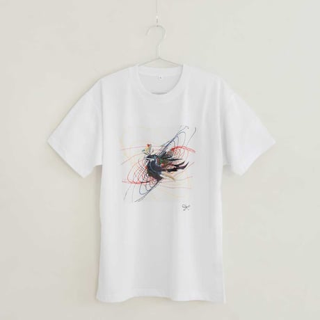 【長坂真護】Tシャツ「未来の農耕器具」（リサイクルポリエステル）