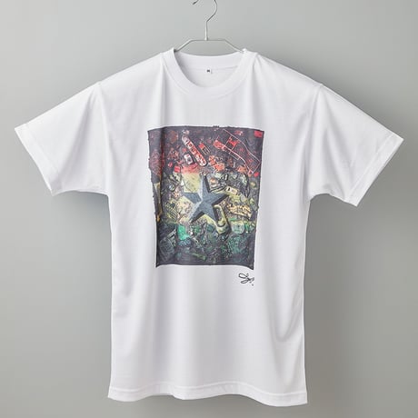 【長坂真護】Tシャツ「Ghana's Flag」（リサイクルポリエステル）