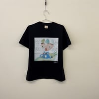 【長坂真護】Tシャツ「OLIVE Car rider」(オーガニックコットン）