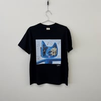 【長坂真護】Tシャツ「ニャント エー」(オーガニックコットン）