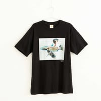【長坂真護】Tシャツ「ひとくいサメのJOE」（オーガニックコットン）
