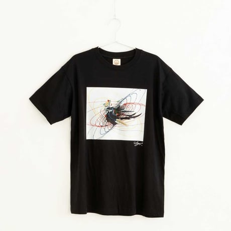 【長坂真護】Tシャツ「未来の農耕器具」(オーガニックコットン）