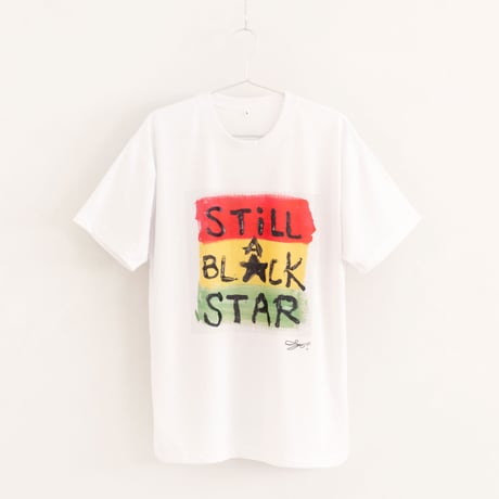 【長坂真護】Tシャツ「Still A Black Star 2019」（リサイクルポリエステル）