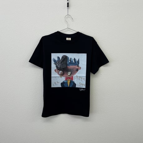 【長坂真護】Tシャツ「Speech something」(オーガニックコットン）