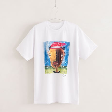 【長坂真護】Tシャツ「I know any knowledge」（リサイクルポリエステル）