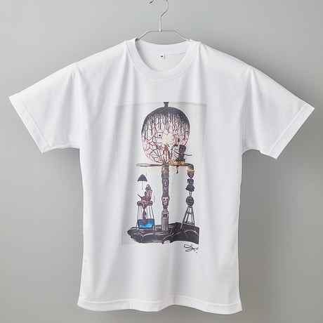 【長坂真護】Tシャツ「内界は外界であり、外界は内界であって、内界は外界である」（リサイクルポリエステル）