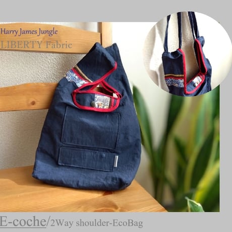 E-coche(Size:mini)  2Wayショルダー エコバッグ
