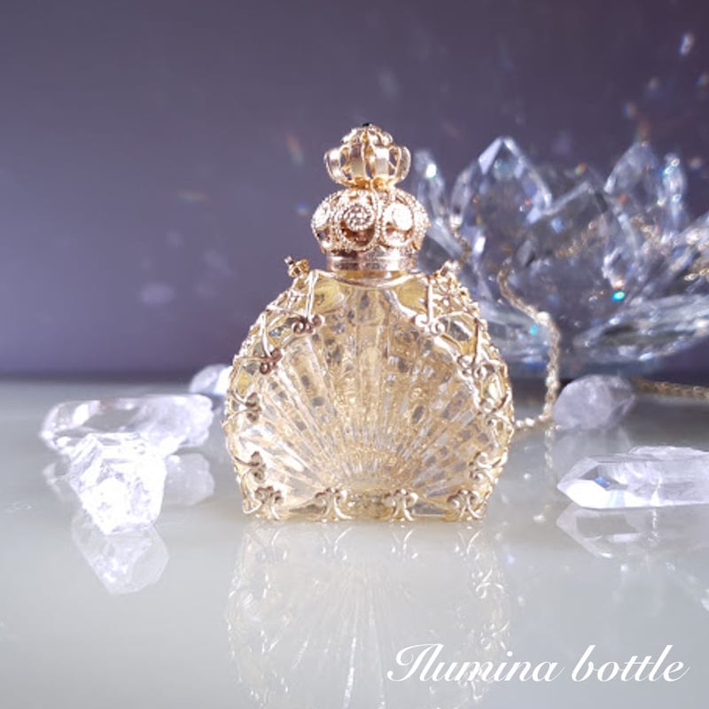 Emerald tablet 〜エメラルドタブレット 【ボヘミアンガラス香水瓶