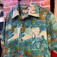1960's "Duke Kahanamoku"  Vintage Hawaiian Shirt  SIZE：M