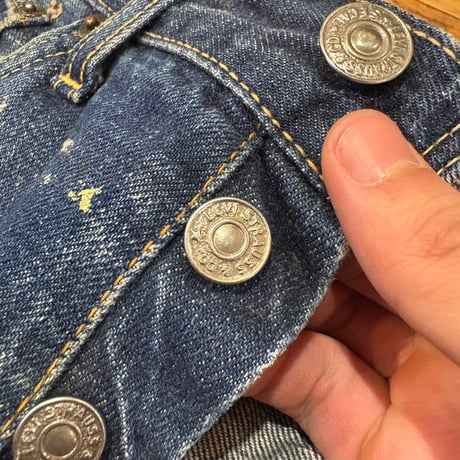 1960’s  "LEVI'S"    501 Denim Pants BIGE  S Type   SIZE：W33 L32.5
