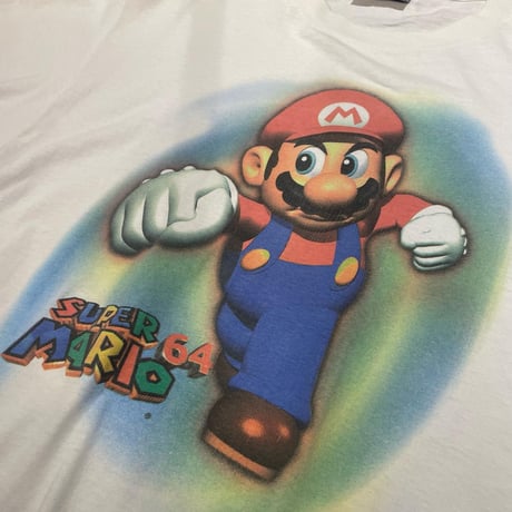1990's　"SUPER MARIO BROTHERS64"　SIZE：L