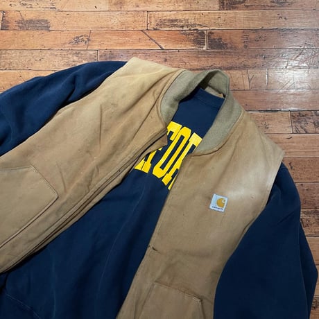 1980's "Carhartt"　Duck Vest　SIZE : L-Tall