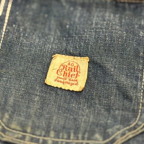 1950's "Rail Chief"  Denim Coveralls  SIZE：L