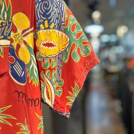 1950’s  "Made in California"   Hawaiian Shirt   SIZE：M