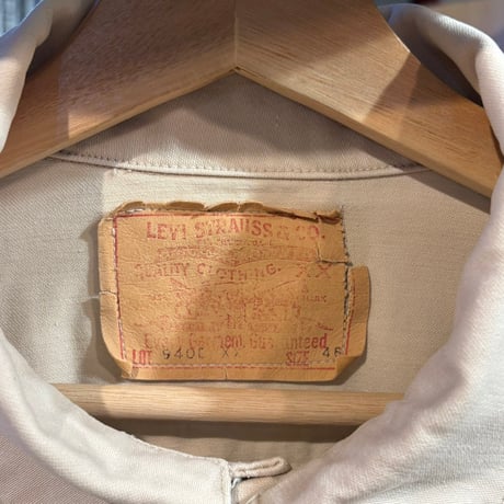 1960's "Levi's"  940B XX  SIZE：46