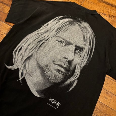 1990’S "KURT COBAIN"   BRADFORD GALLEY  Short Sleeve Tee  SIZE：X Ｌ