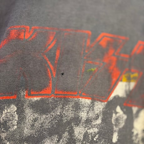 1990's "KISS" Band T-Shirt  SIZE：XL