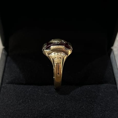 1930’s "College Ring"   JUSTEN10K  STERLING     SIZE：20号