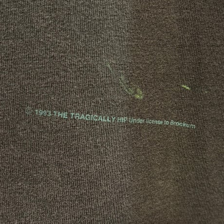1990's "The Tragically Hip"  Short Sleeve Tee  SIZE：XL